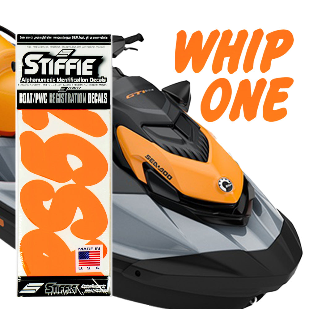 STIFFIE Whip-One Registration Numbers