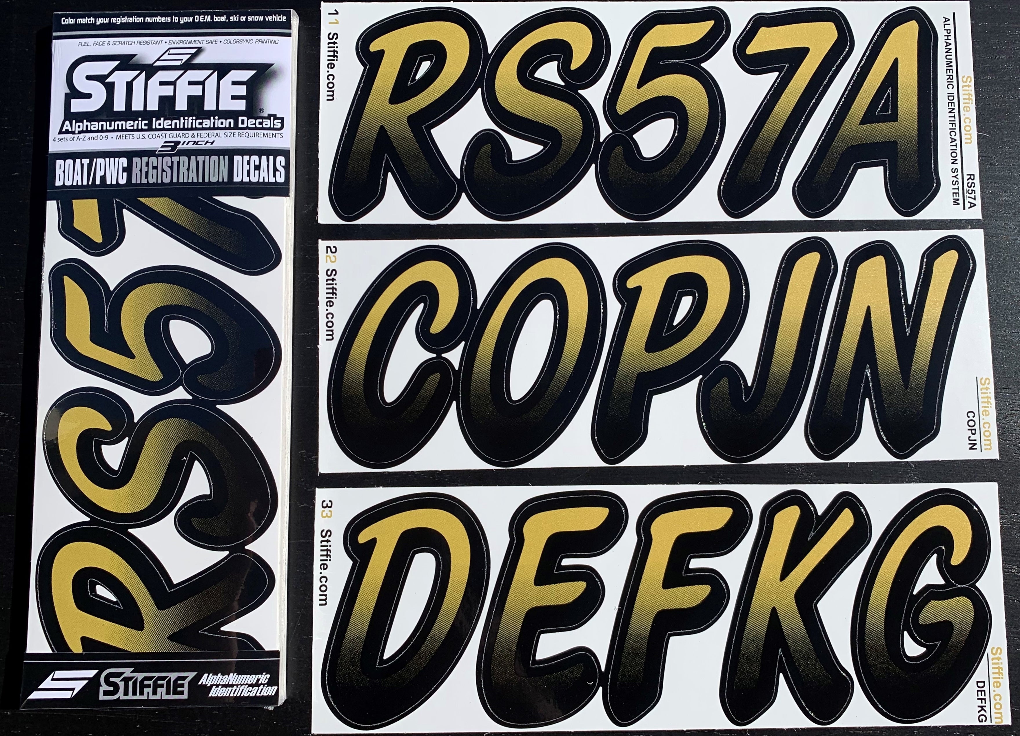 STIFFIE Whipline Gold Rush/Black 3