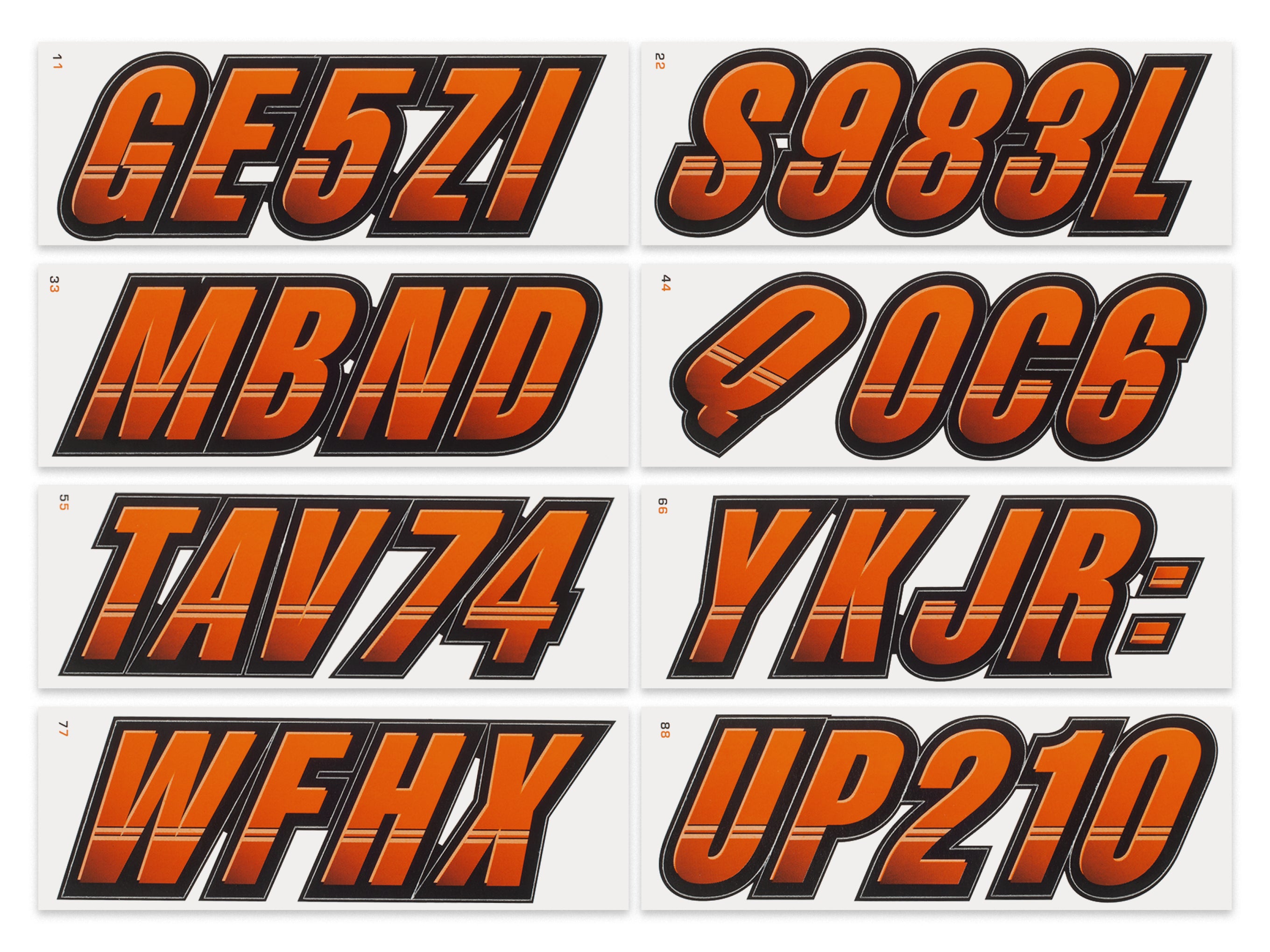 STIFFIE Whipline WL111 Boat PWC Numbers Decal Registration Sea-Doo E - Foto 9