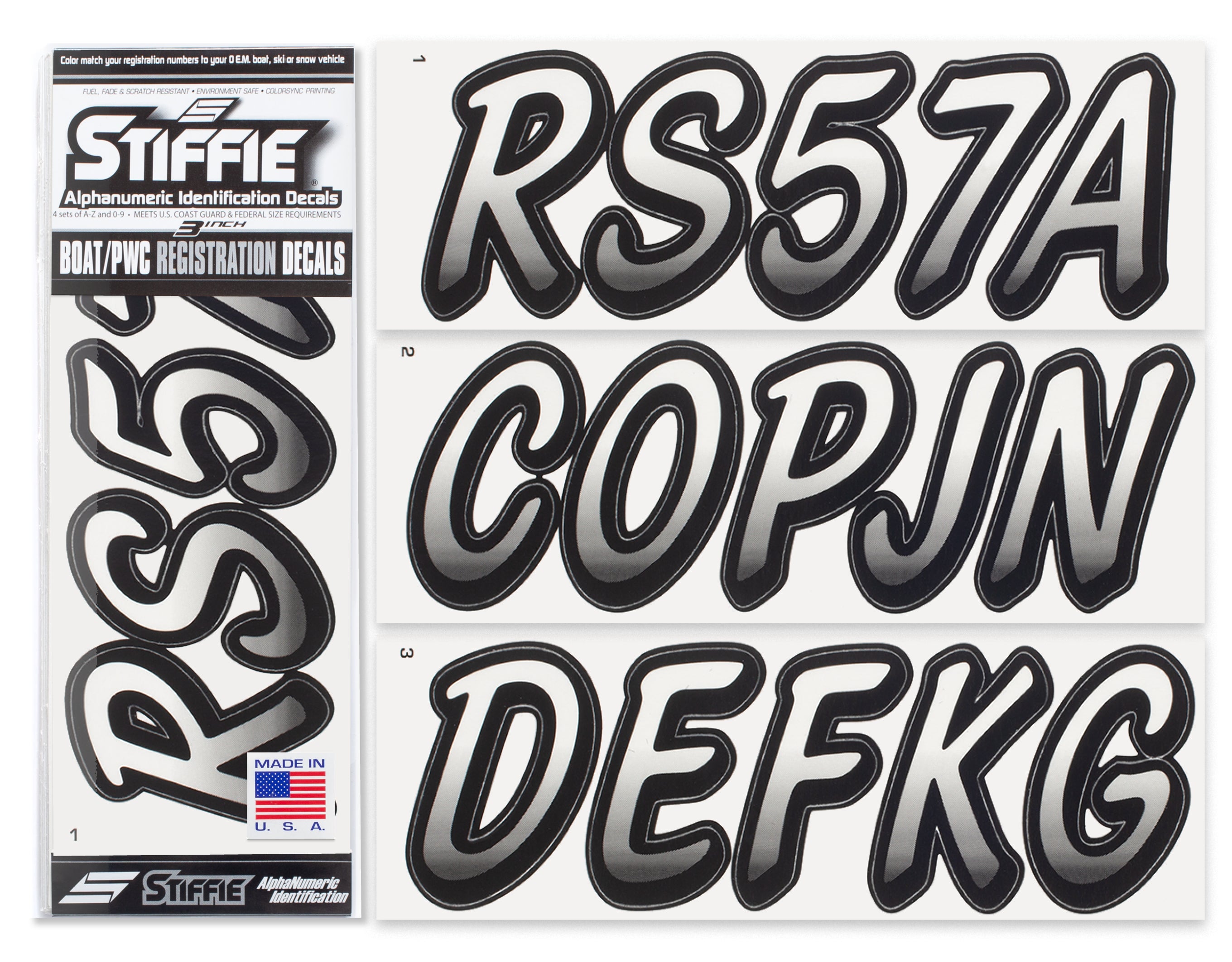 Atv Letters STIFFIE Whipline Transparent/Black 3