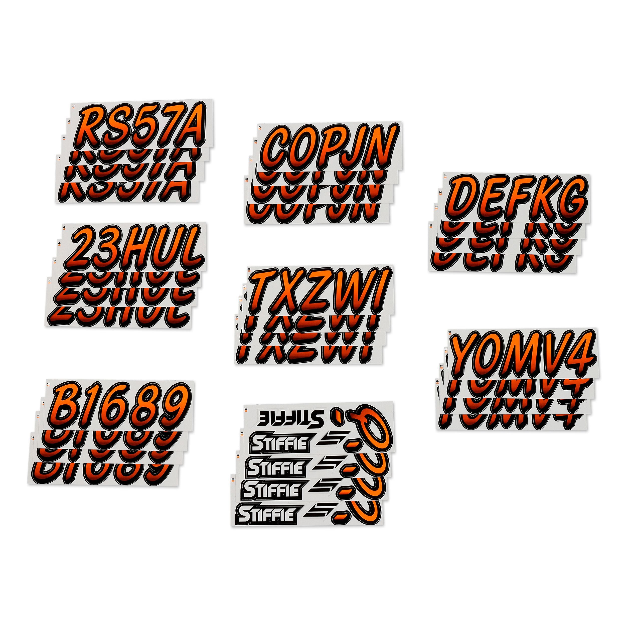 STIFFIE Whipline WL111 Boat PWC Numbers Decal Registration Sea-Doo E - Foto 1